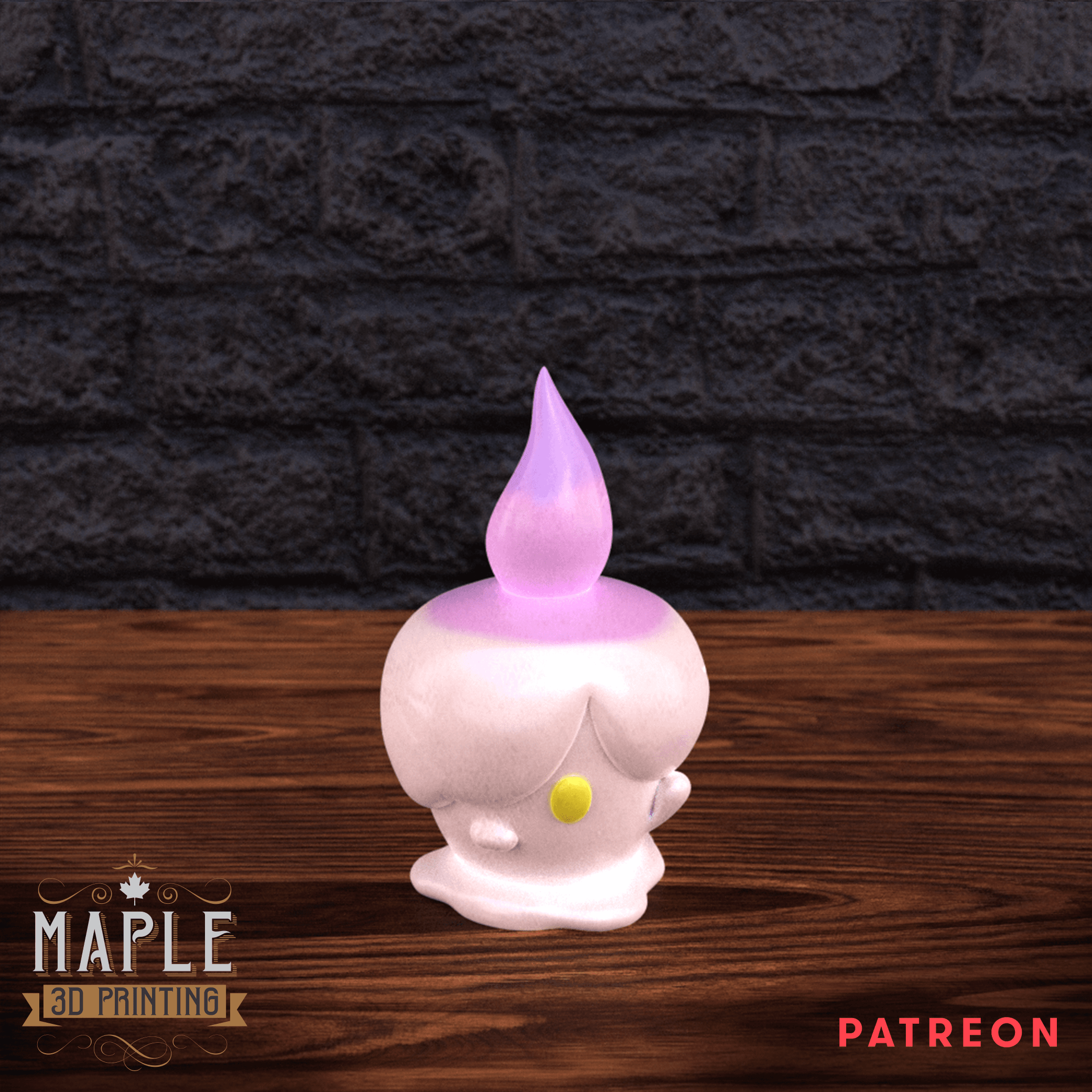 Litwick - Pokemon - Halloween 3d model