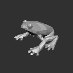 Low Poly Frog 3d model