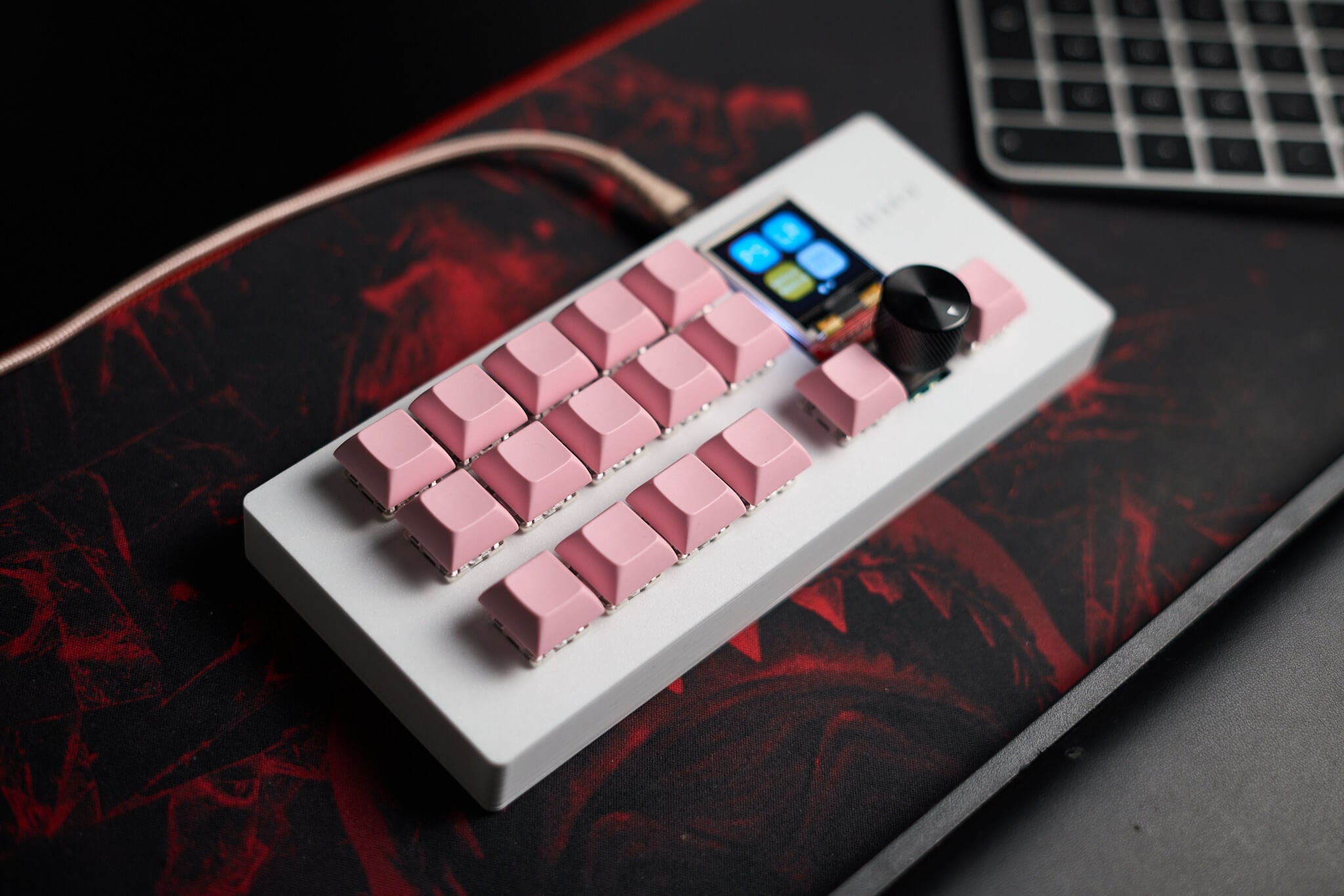 Universal Macropad with Display 3d model