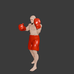 Male Boxer v1 3d model