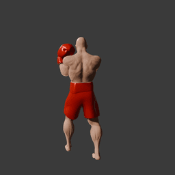 Male Boxer v1 3d model