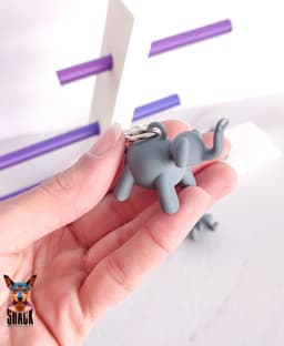 Balloon Elephant Charm 3d model