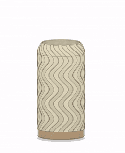 Modern Desktop Lamp Pod - Flow 3d model