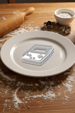 Tetris Consol Cookie Cutter, Biscuit Cutter 3d model
