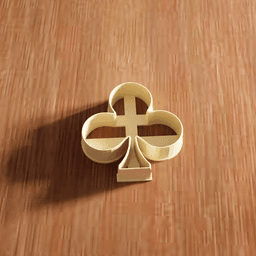Playing Card Suits Cookie Cutter Stamp Bundle 3d model