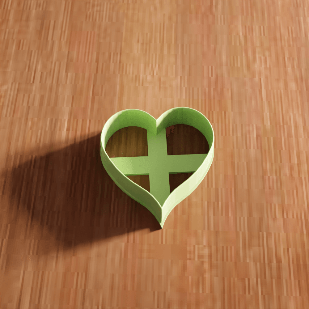 Playing Card Suits Cookie Cutter Stamp Bundle 3d model