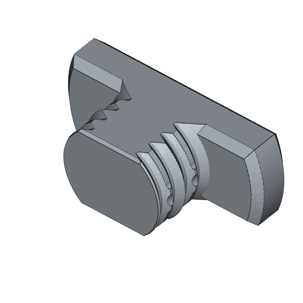 D-LOCK_CONNECTOR_L-DOUBLE-T-HANDLE 3d model
