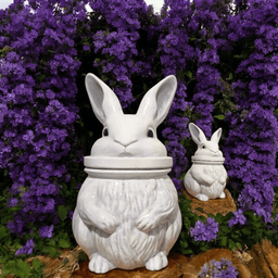 Bunny Jar 3d model