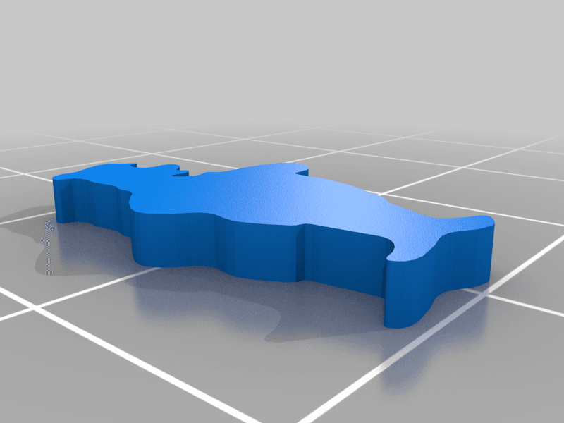 Customizable Table Sign 3d model