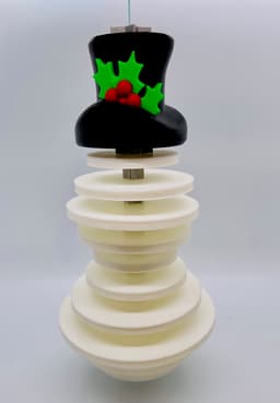 Snowman Ornament 3d model