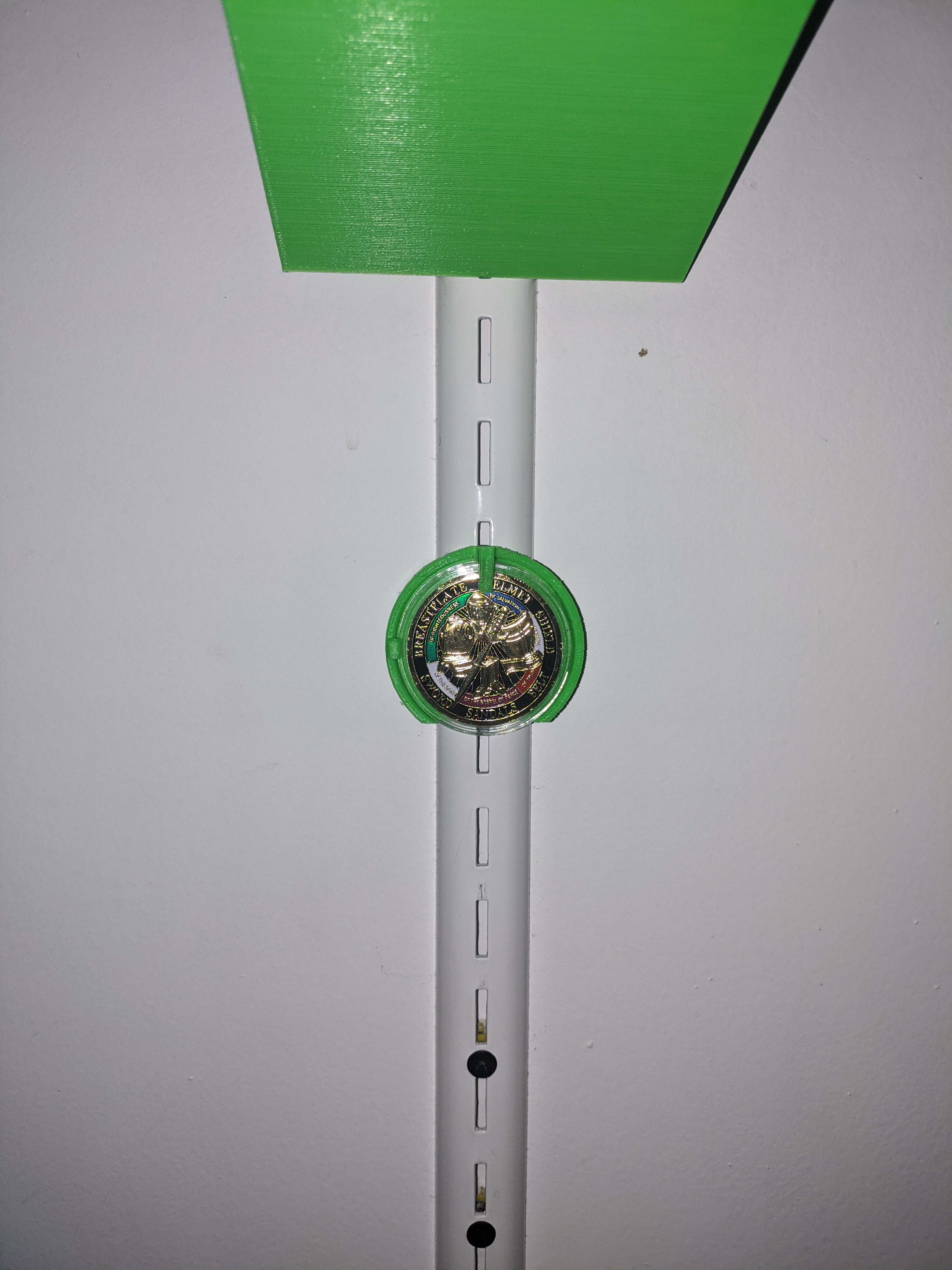 ChallengeCoinDisplayWithShelfBracket 3d model