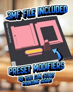 CARDBOY Stand for 35PT Toploader 3d model