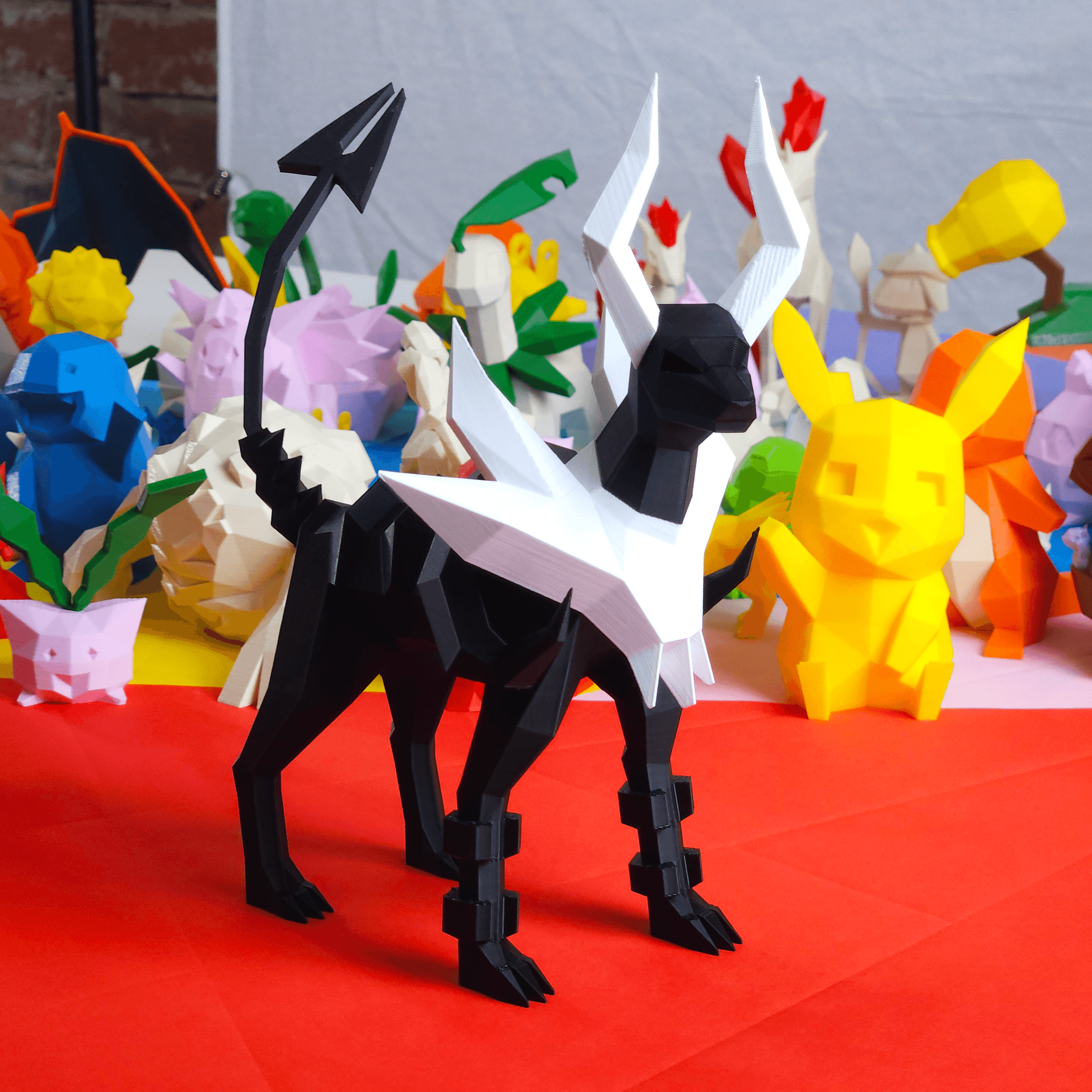 Mega Houndoom Low Poly Pokemon 3d model
