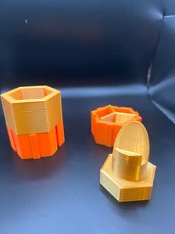 DESK honey combs v.stl 3d model