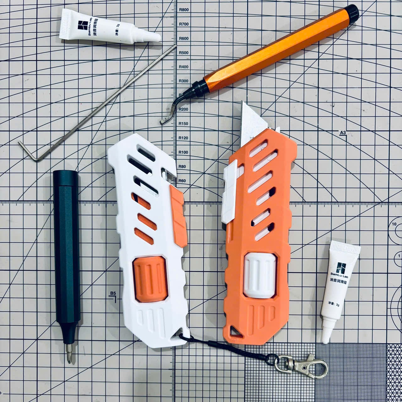 Adjustable utility knife 3d model