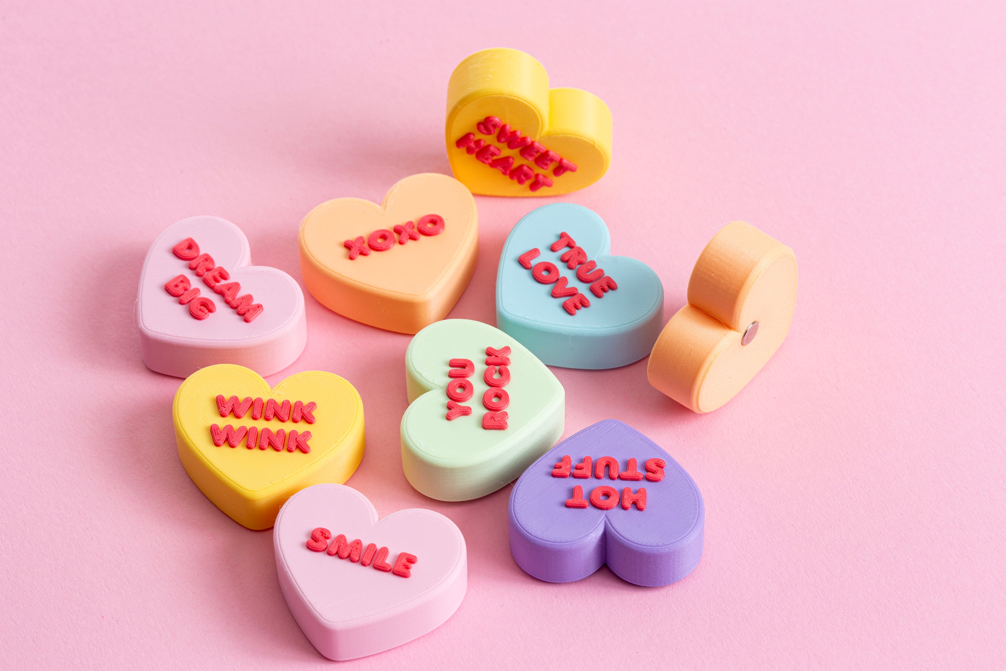 Conversation Heart Magnets 3d model
