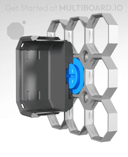 Flush Large Thread - Fix Point (Folded) 3d model
