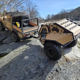RGT Land Commander Entire Rear Bed Setup 3d model