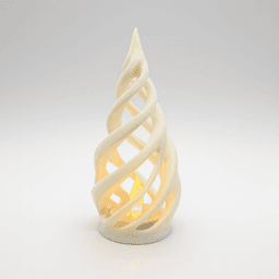 ABSTRACT SWIRL CHRISTMAS TREES / LED TEALIGHT TREE / CHRISTMAS DECOR / HOMEDECOR 3d model