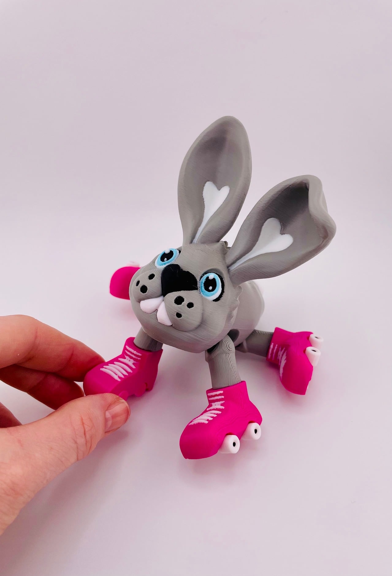 Bunny Roller Skate Flexi 3d model