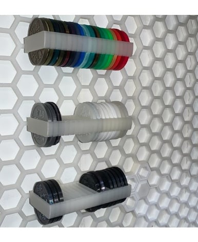 Poker Chip Filament Samples 3d model