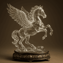 Crystal Pegasus of Eternal Glory 3d model