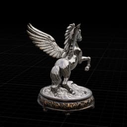 Crystal Pegasus of Eternal Glory 3d model