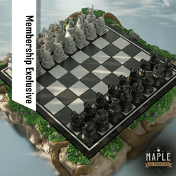 Chess Set - Pokemon - Customizable 3d model