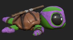 Super Turtle Donatello 3d model