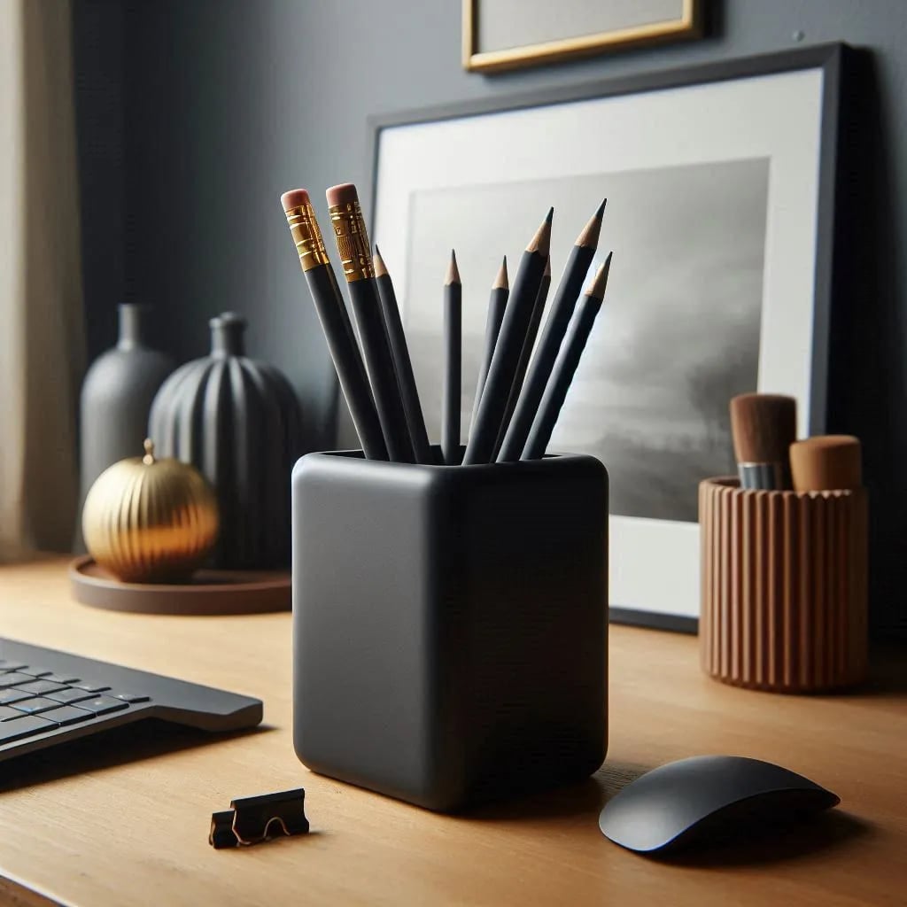 Modern Design Pencil Holder 3d model
