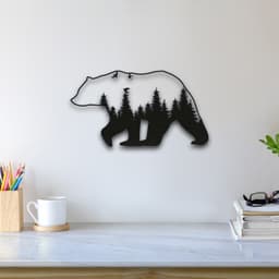 Bear Wall Art 3d model