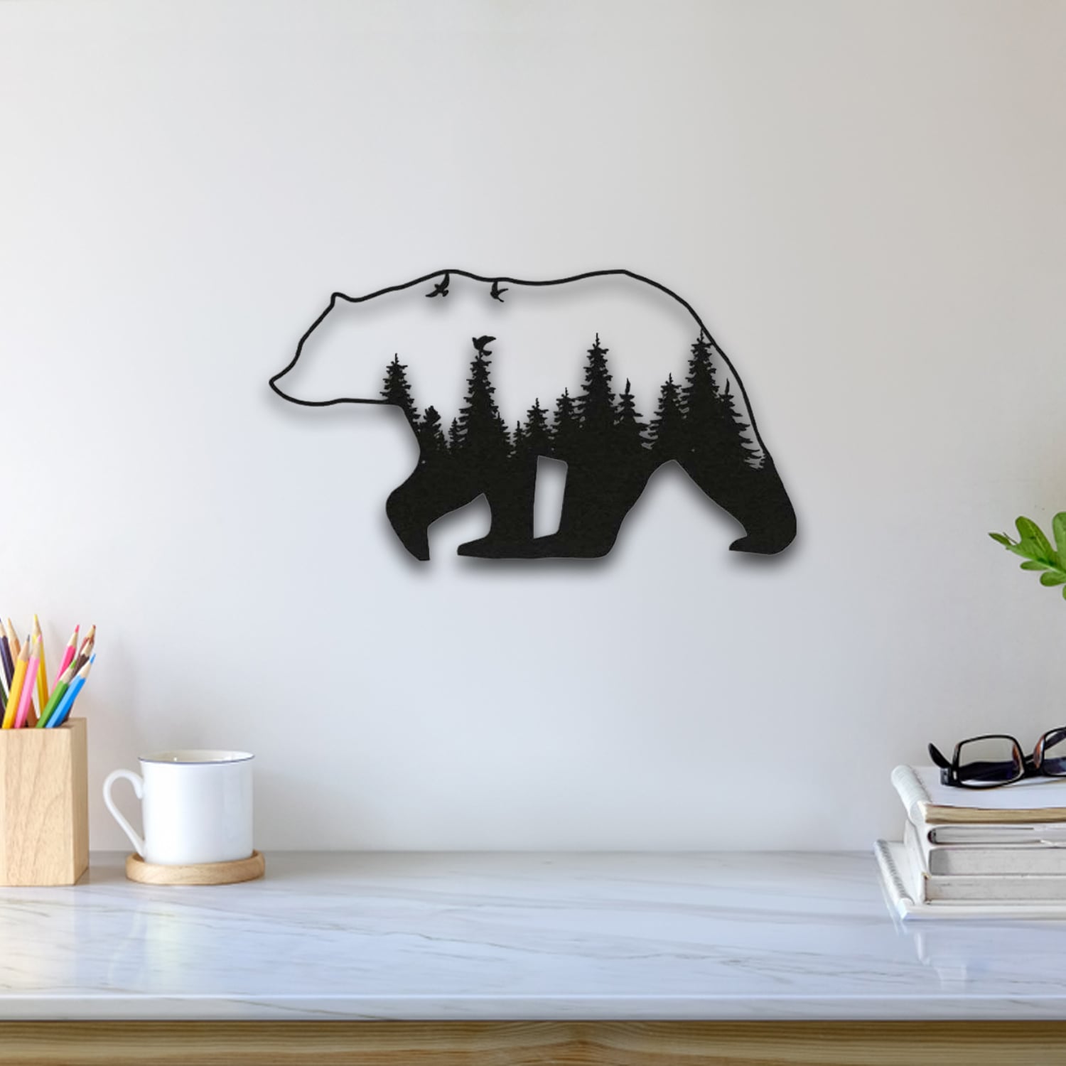 Bear Wall Art 3d model