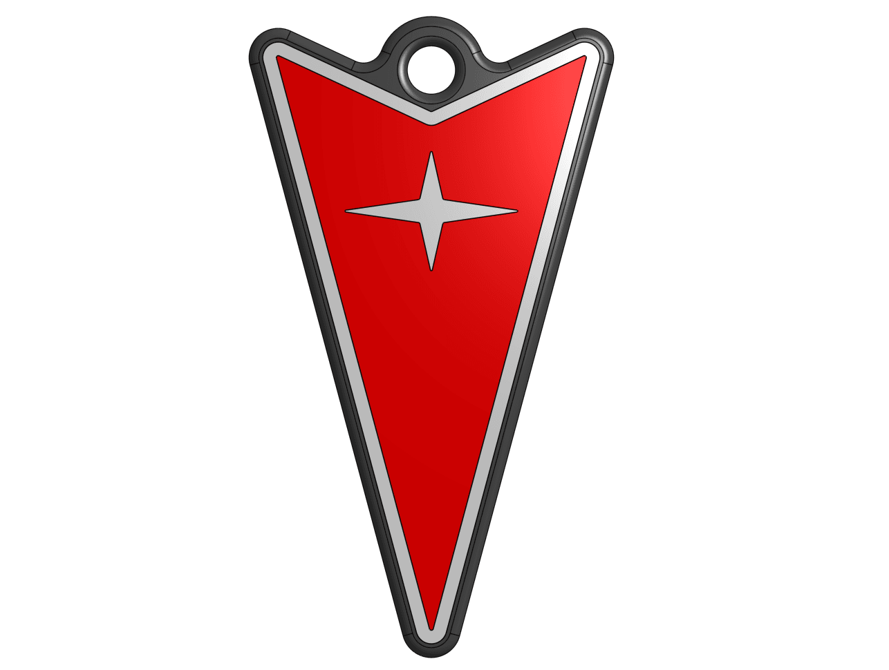 Pontiac Keychain 3d model