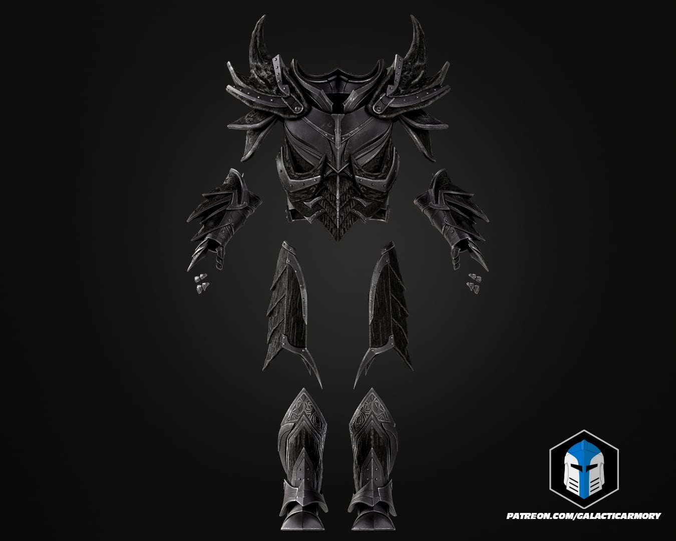 Daedric Armor - 3D Print Files 3d model