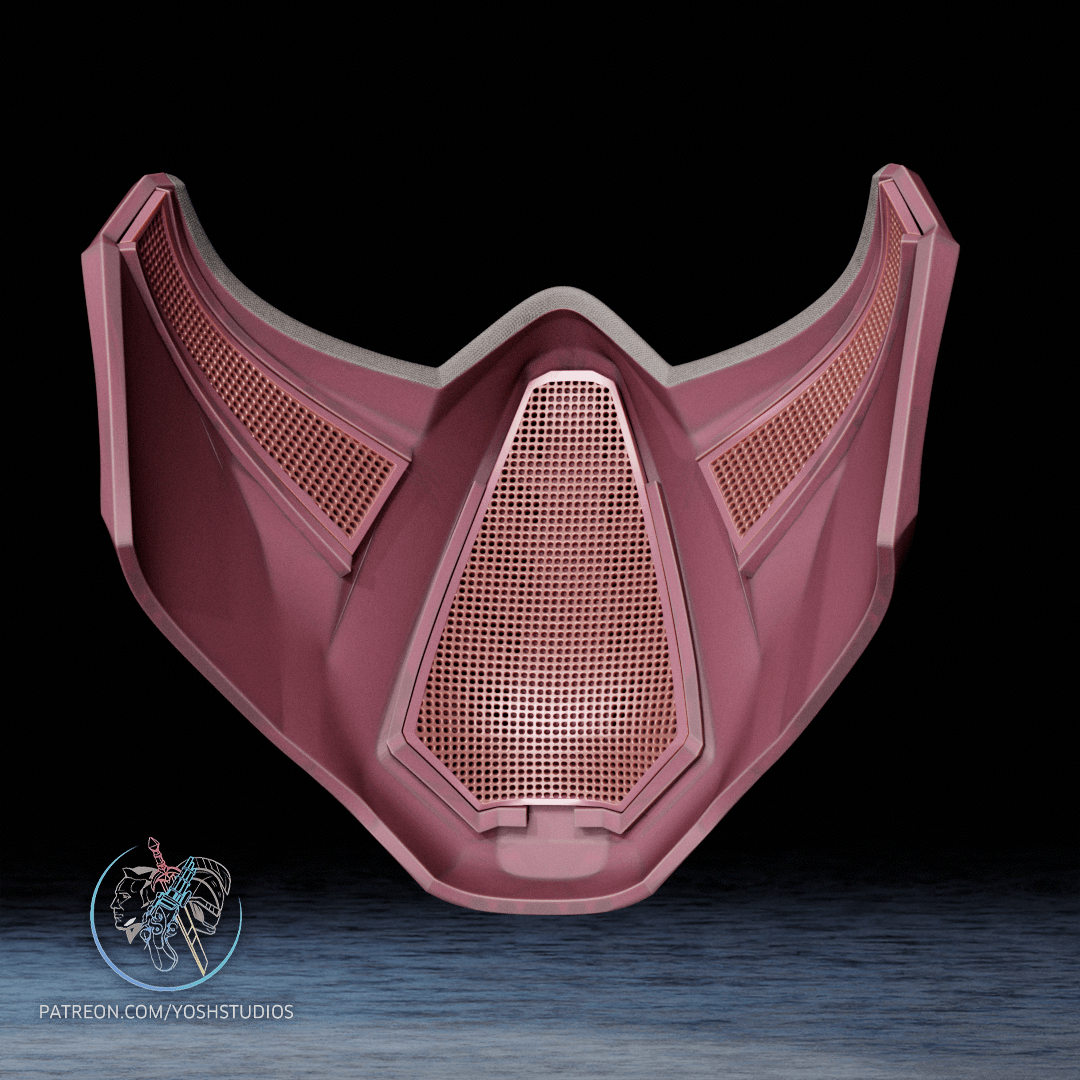 MK Floyd Mask 3D Printer File STL 3d model