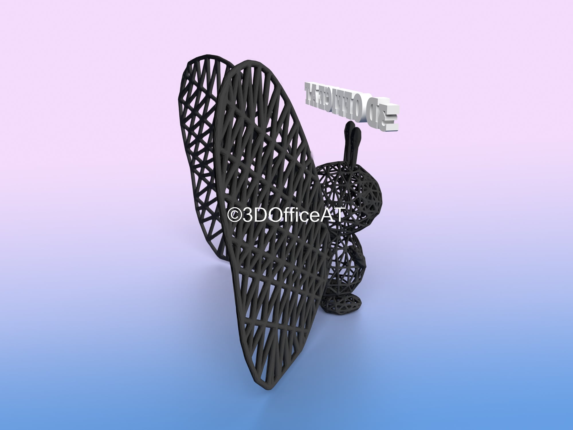 012 Butterfree Pokemon Wiremon Figure 3d model