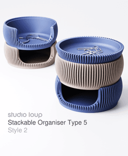 Stackable Organiser Type 5 Style 2 3d model