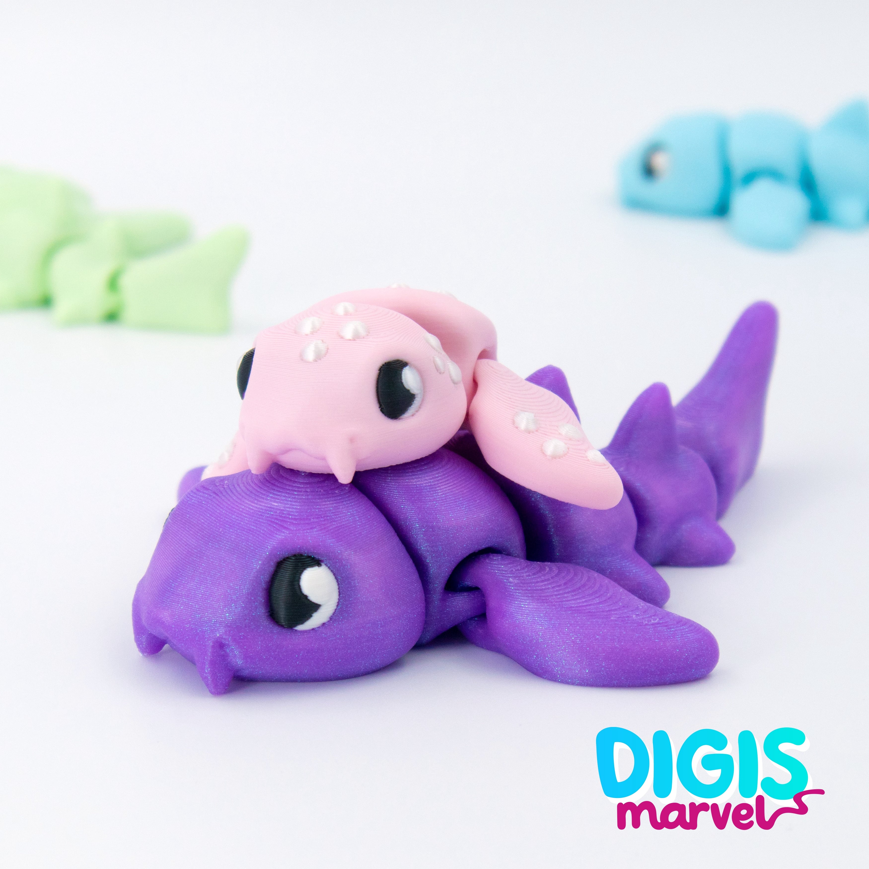 Nurse Shark Flexi + Keychain 3d model