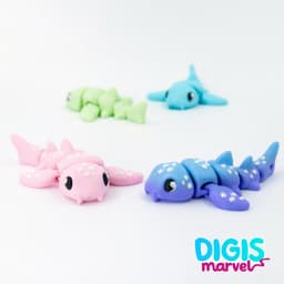 Nurse Shark Flexi + Keychain 3d model