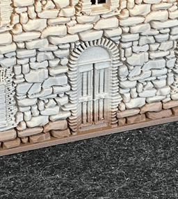 Italian Stone Villa 3x2x2 - HO Scale 3d model