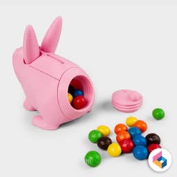 Easter bunny bank(Foldable) 3d model