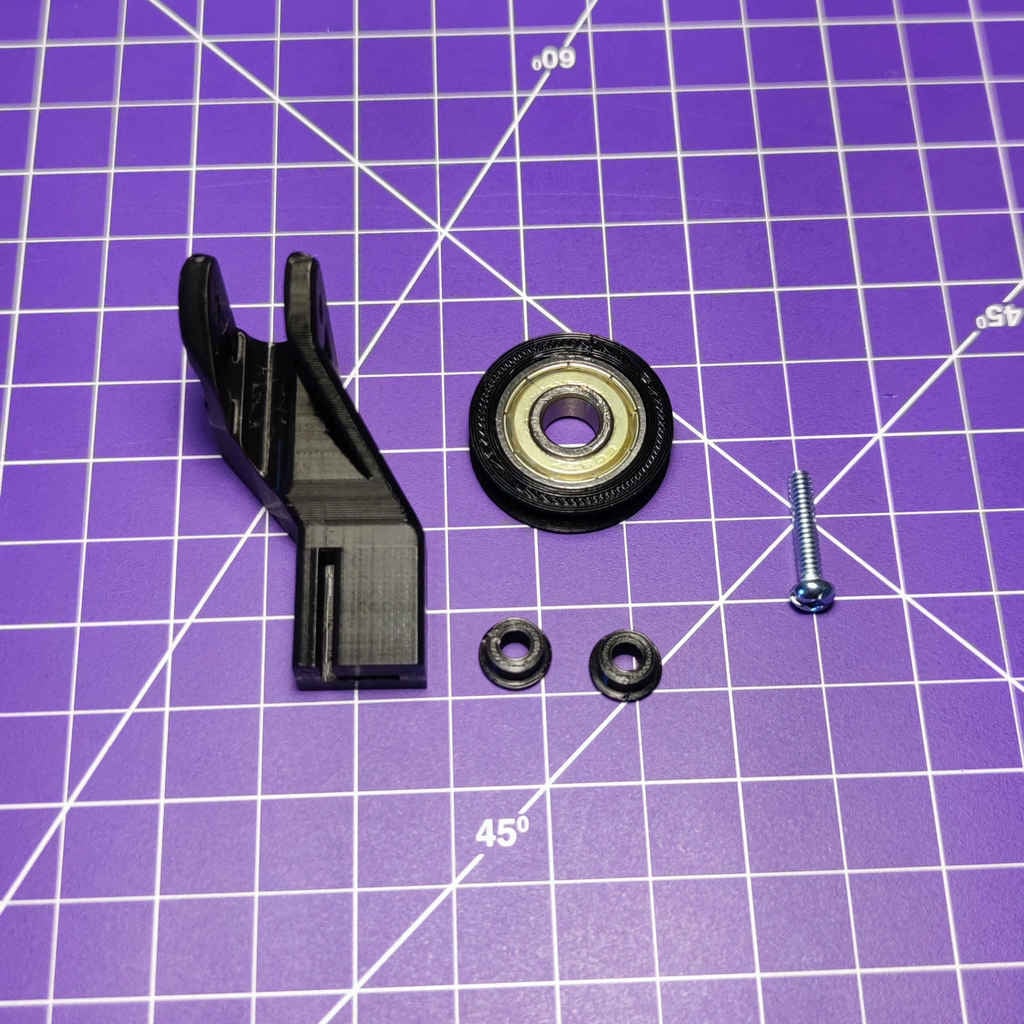 CR-10 V3 filament roller guide 3d model