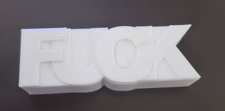 FUCK box . 3d model