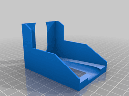 Card holder Mini Euro Card size 48mmx72mm 3d model