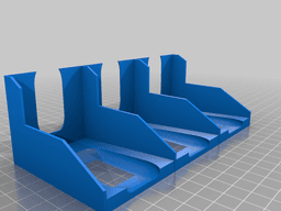 Card holder Mini Euro Card size 48mmx72mm 3d model