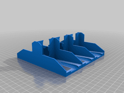 Card holder Mini Euro Card size 48mmx72mm 3d model