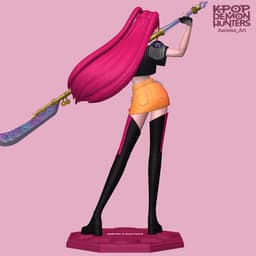 Mira Kpop Demon Hunters 3d model