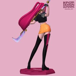 Mira Kpop Demon Hunters 3d model