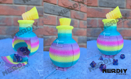 Potion Bottle Dice Roller 3d model