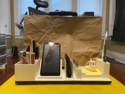 Modular Desk Organizer System 3d model